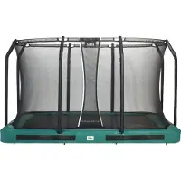 Salta Premium Ground 366x244 cm - vert - filet de sécurité inclus