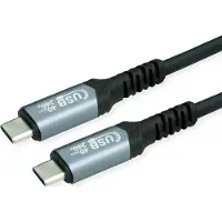 Value Valeur VALEUR 11.99.9088 Câble USB USB4 Gen 3x2 0,5 m USB C Noir