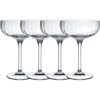 Villeroy & Boch Sekt-/Champagnerschale, Set 4tlg Rose Garden, Verres à vin, Transparent