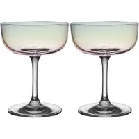 Like. by Villeroy & Boch Like Pearl Coupe à champagne, set de 2 pcs. 9x12cm