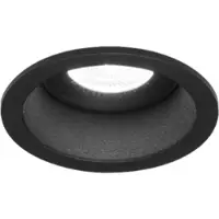 Wever & Ducre Deep Point IP44 1.0 LED Lampe de Plafond Black Matt | 2700 K