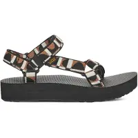 Teva Midform Universal Sandalen Plat - Zwart - Maat 36