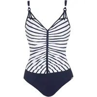 Sunflair Maillot de bain bleu foncé / blanc