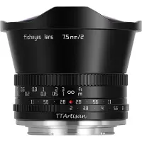 TTArtisan APS-C 7,5 mm F/2,0 monture Fuji X noir