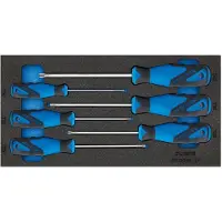 Gedore 1500 CT1-2163 TX 3-C Jeu De Tournevis Torx 6 Pièces En Module 1/3 CT