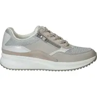 Waldlaufer Baskets basses 'Mara' gris / greige / blanc cassé