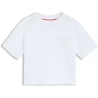 HUGO T-shirt en jersey de coton avec poche plaquée pour enfant