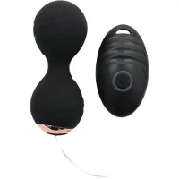 Rimba - œuf vibrant sans fil rechargeable - noir