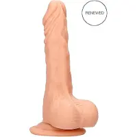 Realrock - godemichet réaliste avec testicules - 17 cm - couleur chair