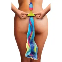 Tailz - plug anal licorne en silicone (arc‑en‑ciel)