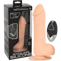 NMC Wireless 7 – Vibromasseur en silicone sans fil (naturel)