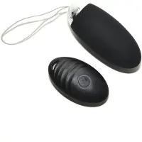 Rimba Venice - œuf vibrant télécommandé rechargeable - noir