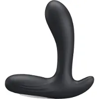 Crazy Bull Backie - stimulateur prostate vibrant - silicone noir