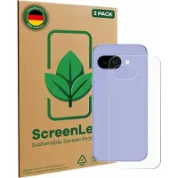 ScreenLeaf Film de protection d'écran, Protection d'écran Écologique, Clear, Anti-Rayures (2 pcs, Google Pixel 9a), Téléphone portable : film de protection, Transparent
