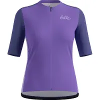 Odlo Essential Heritage Print Short Sleeve Jersey Violet M Femme