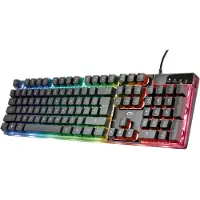Trust Gxt 835 Azor Gaming Keyboard English Argenté