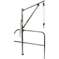 PLASTIMO Mât amovible Argent Argent One Size