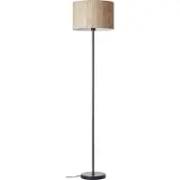 Brilliant Wimea Lampadaire noir/naturel 93108/76
