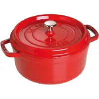 Staub Round 24 Cm Cocotte Rouge