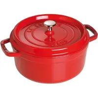 Staub Cocotte 26 cm, 5,2 L rouge