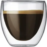 Bodum Dvoustěnné sklenice Pavina 80 ml, 2 ks