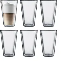 Bodum Canteen Lot de 6 grands verres à double paroi - 0,4 L
