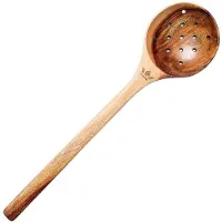 Dutchdeluxes Ecumoire Dutchdeluxes Wooden Utensil Acacia