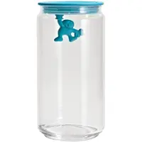 Alessi Gianni, un petit homme qui s'accroche, Küchendose, 140 cl-Hellblau