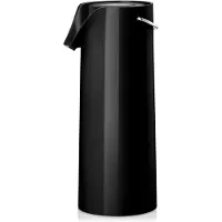 Eva Solo Bouteille Isotherme incl. Pomp Black 1,8L
