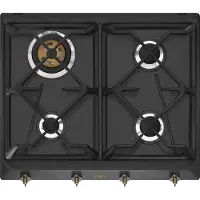 Smeg Table De Cuisson à Gaz Srv864aogh 60 Cm 4 Feux