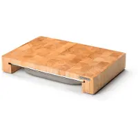 Continenta Planche à découper multifonctionnelle en bois de devant, Planche à découper, Marron