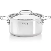 De Buyer Affinity Saucepot With Lid 20 Cm Argenté