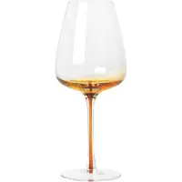 Broste Copenhagen Verres à vin blanc ambrés - lot de 8