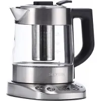 Severin WK 3473 Bouilloire WK 3473 DELUXE, verre / acier inoxydable