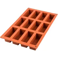 Silikomart Moule Silicone 12 Mini Cakes 8 Cm