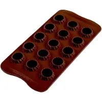 Silikomart Moule En Silicone Pour 15 Chocoflame De 2.7 Cm