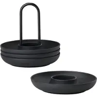 Zone Denmark Coquetier Zone Denmark Black (4-Pièces)