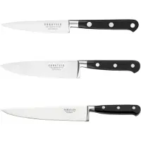 SABATIER Trompette - Origin - Couteau àDãCouper 25cm - Noir