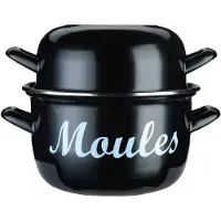 Kitchencraft Mussel Pot 24 Cm Noir