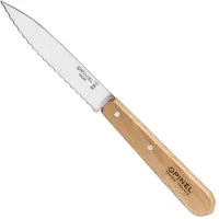 Opinel Couteau de cuisine - - N 113 - Lame 10 cm - Acier inox - Manche en hêtre