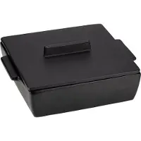 Dutchdeluxes Plat à Four Dutchdeluxes Rectangular Medium Ceramic Black Matt