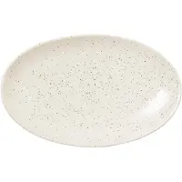 Broste Copenhagen Petites assiettes ovales Nordic Vanilla - lot de 8 pièces