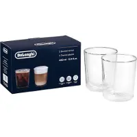 De'Longhi Verres isothermes pour boissons chaudes et froides , 2 x 400 ml