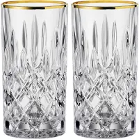 Nachtmann Verre à Long Drink Nachtmann Noblesse Gold 375 ml (2-Pieces)