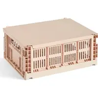 HAY Colour Crate Couvercle Métal Medium | Powder