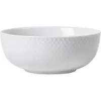 Lyngby Porcelæn Bol Rhombe White 15.5 Cm