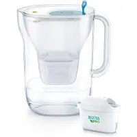 Brita Carafe filtrante - Style Bleu - Capacité 2,4L dont 1,4L d'eau filtrée - 3 mois MAXTRA PRO