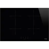 Smeg SIB2741D Table de cuisson à induction encastrable 75 cm 4 brûleurs Noir Vendu en catégorie B 8017709326968