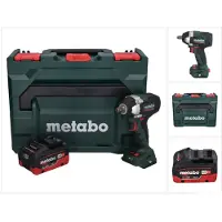 Metabo SSW 18 LT 300 BL Visseuse à choc sans fil 18 V 300 Nm Brushless + 1x batterie 8,0 Ah + metaBOX - sans chargeur