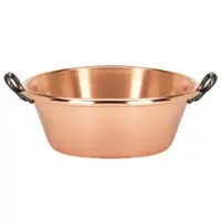 De Buyer incuivre pot à confiture cuivre lisse 38cm 9 litres